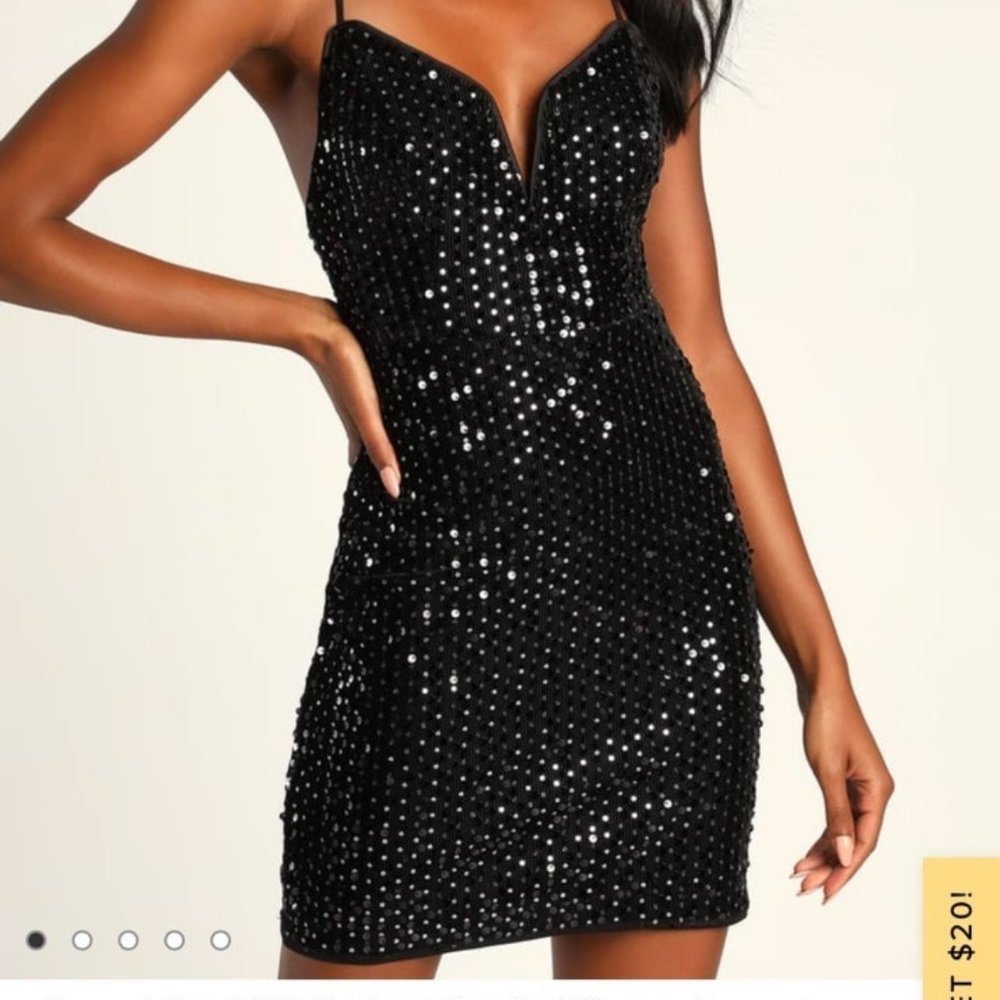 NWT Lulu's Sparkle Dress